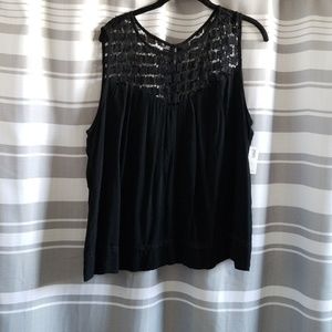 NWT old navy tank black sz XL